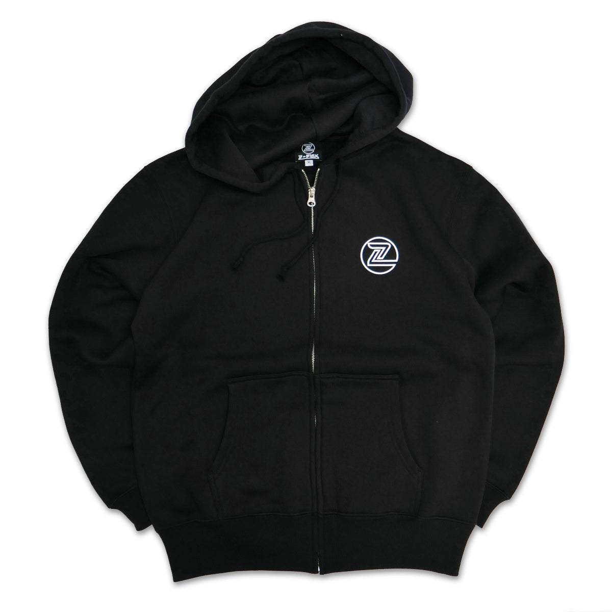 JAY ADAMS ZIP HOODIE BLACK Z5S2ZP1-BK