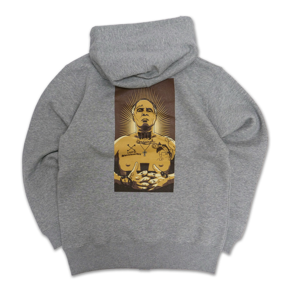 JAY ADAMS ZIP HOODIE GREY Z5S2ZP1-GY