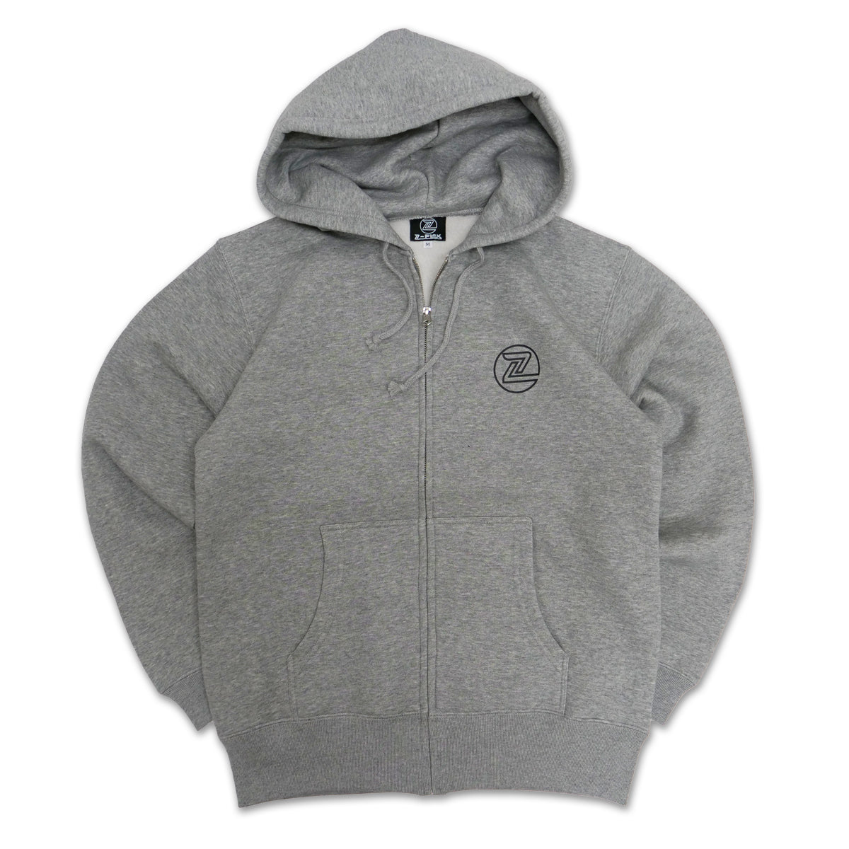 JAY ADAMS ZIP HOODIE GREY Z5S2ZP1-GY