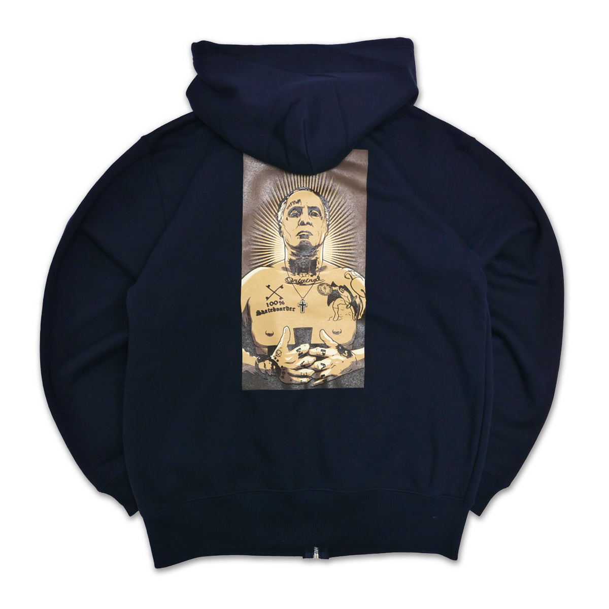JAY ADAMS ZIP HOODIE NAVY Z5S2ZP1-NV