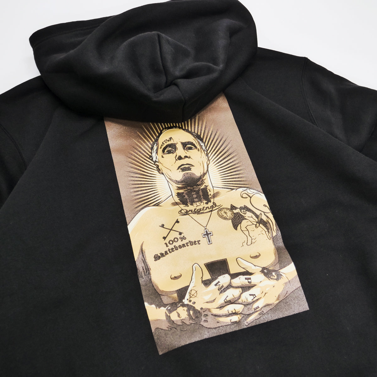 JAY ADAMS ZIP HOODIE BLACK Z5S2ZP1-BK