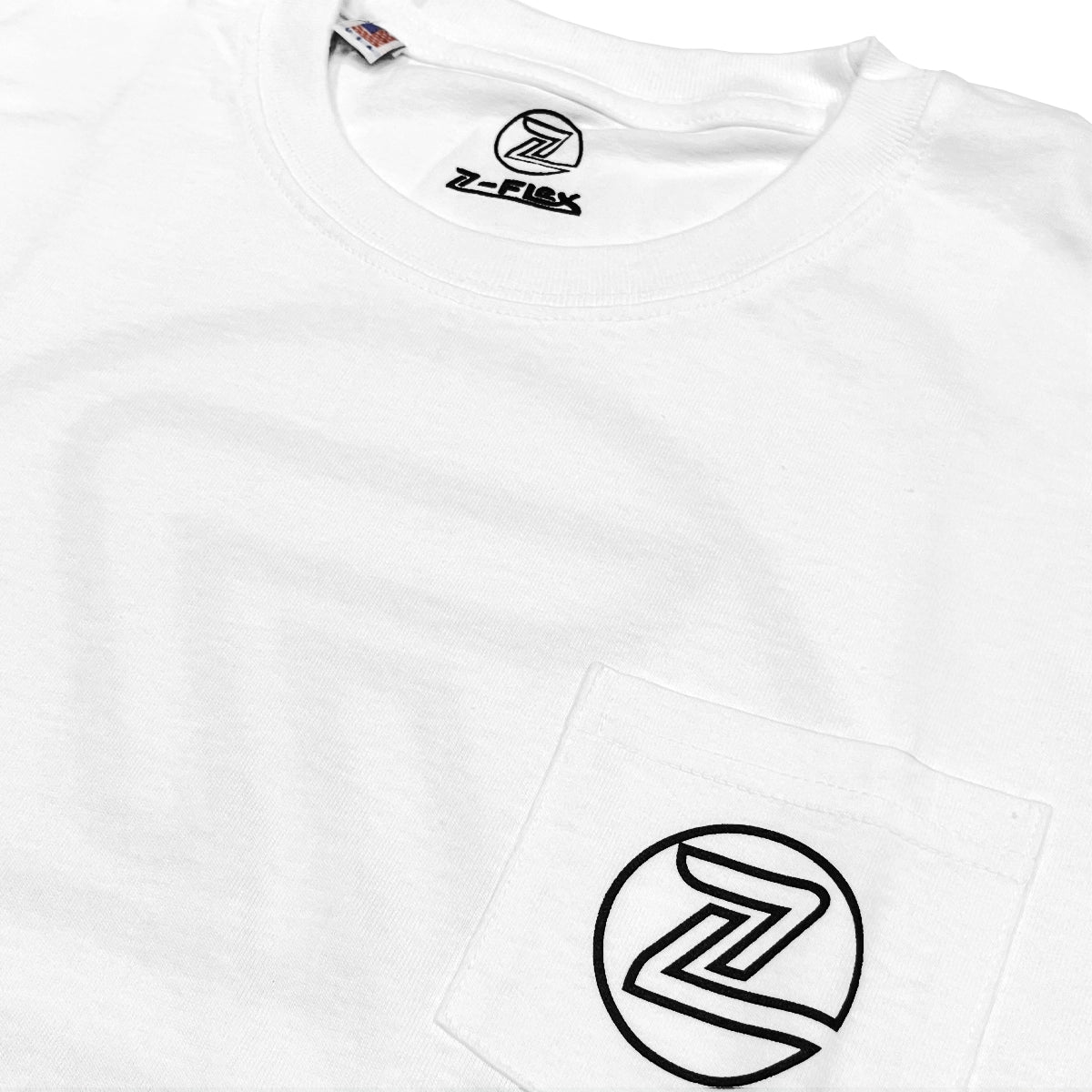 ■USA MADE POCKET T-SHIRTS WHITE-Z-FLEX SKATEBOARDS JAPAN OFFICIAL【公式通販】