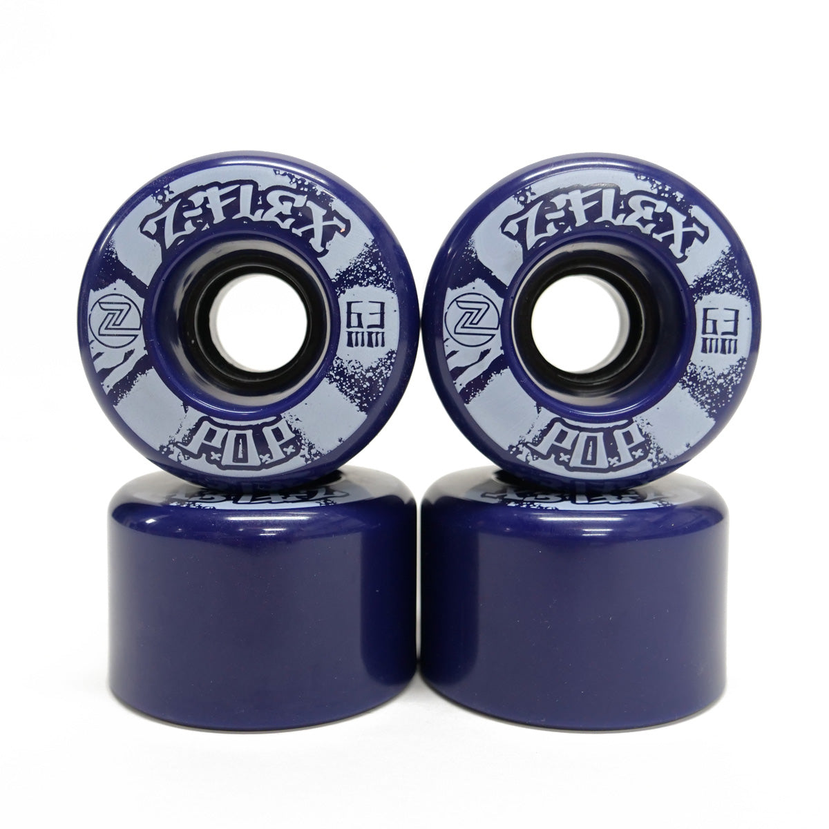 Z-SMOOTH WHEELS P.O.P NAVY 63mm 83a