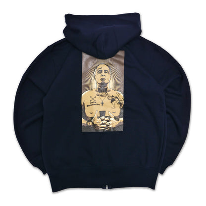 JAY ADAMS  ZIP HOODIE NAVY Z5S2ZP1-NV