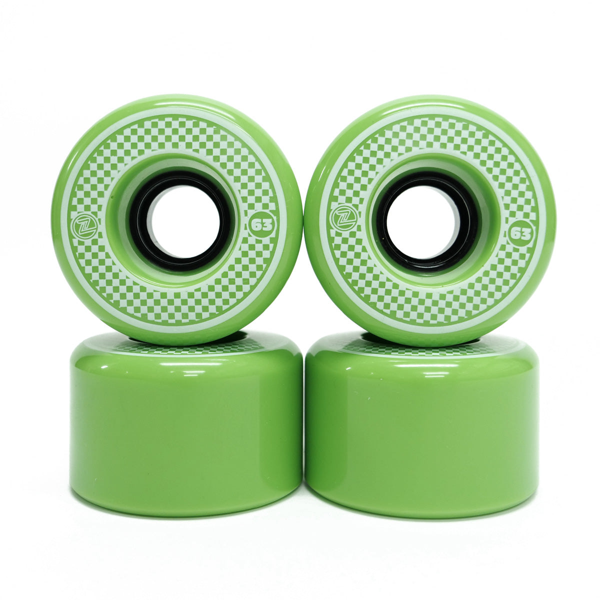 Z-SMOOTH WHEELS CHECKER GREEN 63mm 83a