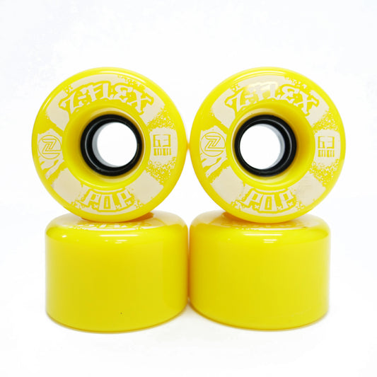 Z-SMOOTH WHEELS P.O.P YELLOW 63mm 83a